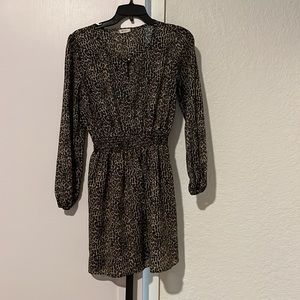 Leopard print dress size M